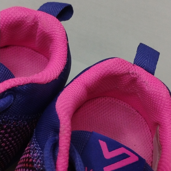 Women's Size 6.5 Vionic ADLEY Purple Pink Sneakers Gym Trainers Support Lace Up - Picture 10 of 16